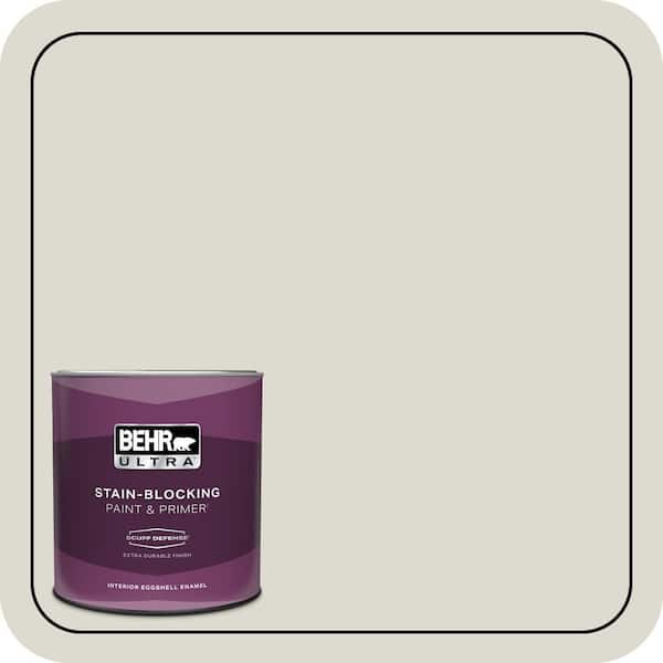 BEHR ULTRA 1 qt. #790C-2 Silver Drop Extra Durable Eggshell Enamel Interior Paint & Primer