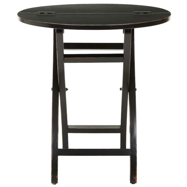 Safavieh Ethan Black Foldable Side Table