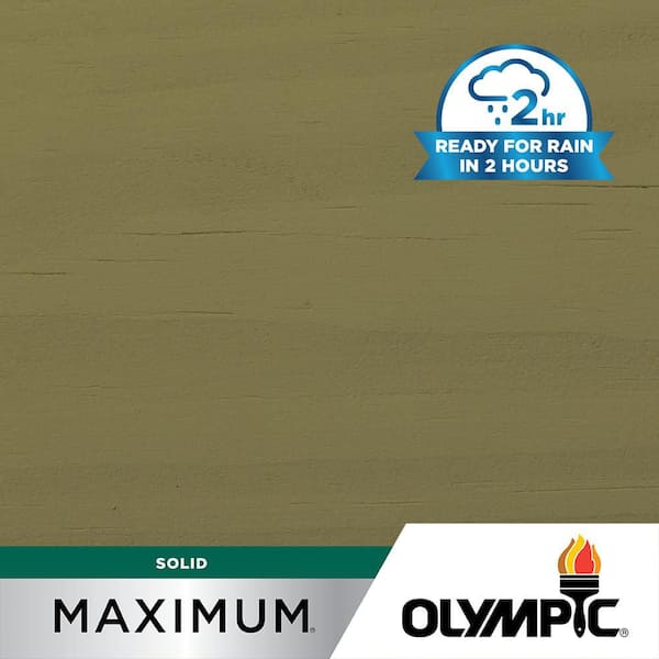 Olympic Maximum 1 gal. SC-1070 Sage Solid Color Exterior Stain and Sealer in One