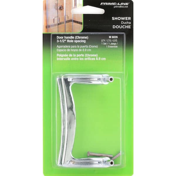 Prime-Line Chrome, Shower Door Handle Set M 6029 - The Home Depot