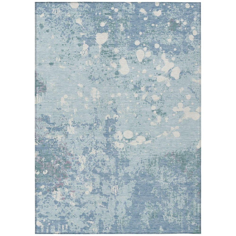 Chantille Machine Washable Indoor/Outdoor Abstract ACN2679 Sky 10 ft. x 14 ft. Area Rug price history on PriceWatchPro