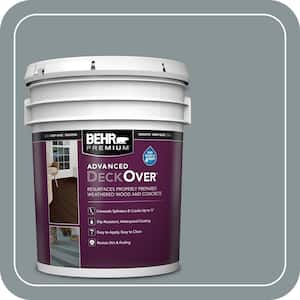 5 gal. #SC-119 Colony Blue Smooth Solid Color Exterior Wood and Concrete Coating
