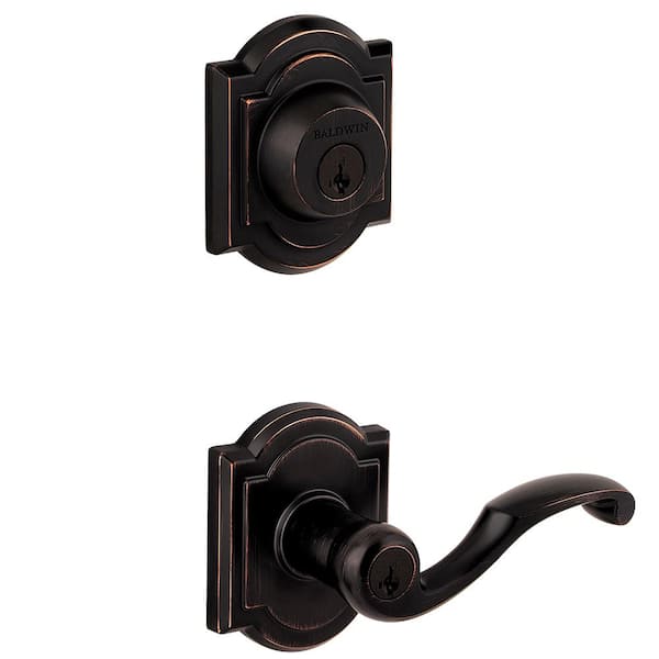 Baldwin Prestige Madrina Venetian Bronze Exterior Entry Handle