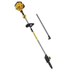 10 in. 27cc Gas 2-Cycle Pole Saw with Automatic Chain Oiler and Attachment Capabilities