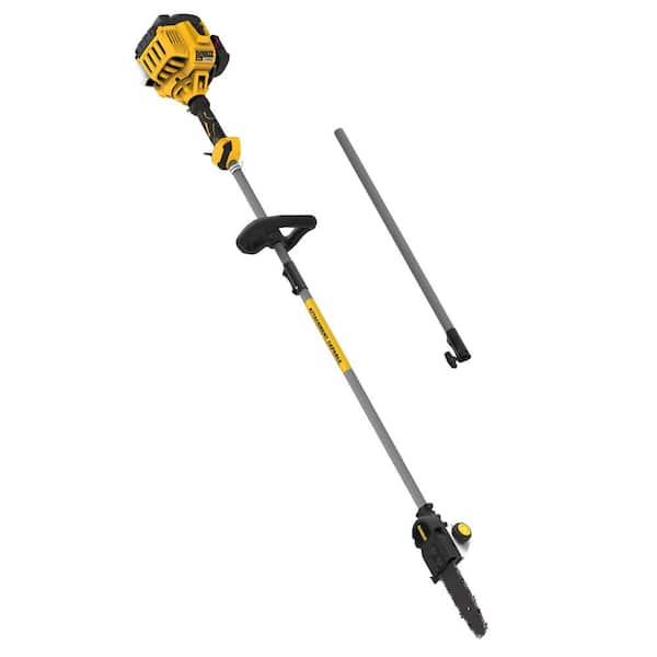 DEWALT 10 in. 27cc Gas 2-Cycle Pole Saw with Automatic Chain Oiler and Attachment Capabilities