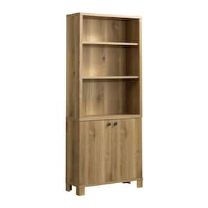 Rosedale Ranch 71.024 in. Tall Timber Oak Engineered Wood 5-Shelf Standard Bookcase with Doors