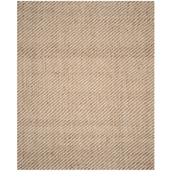 Natural Fiber 10 ft. x 14 ft. Natural Woven 2-Tone Area Rug