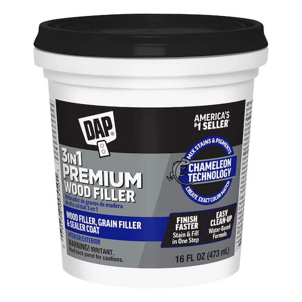 Premium Wood Filler 16 oz. White