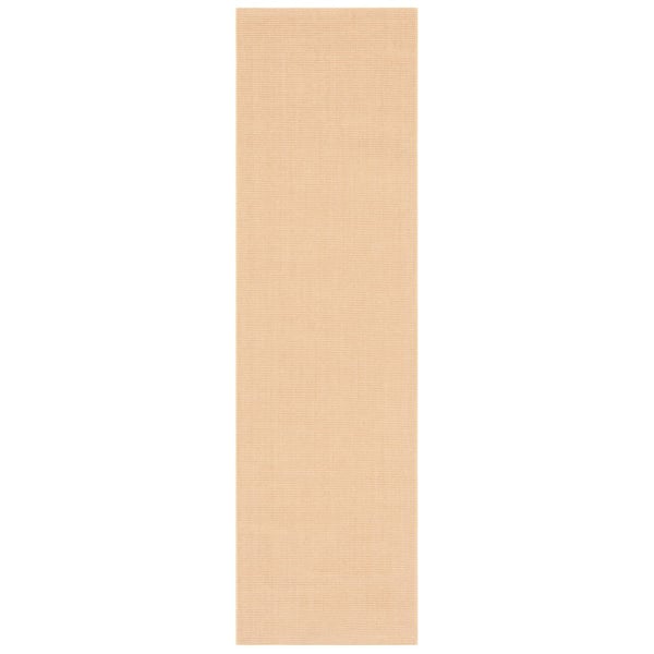 Martha Stewart 2 ft. x 5 ft. Natural Basket Marle Runner Rug
