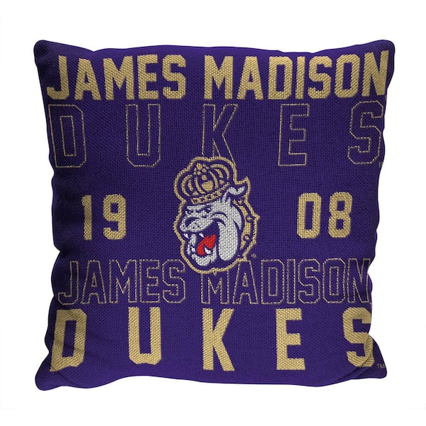 THE NORTHWEST GROUP NCAA James Madison Stacked Multi-Colored Pillow