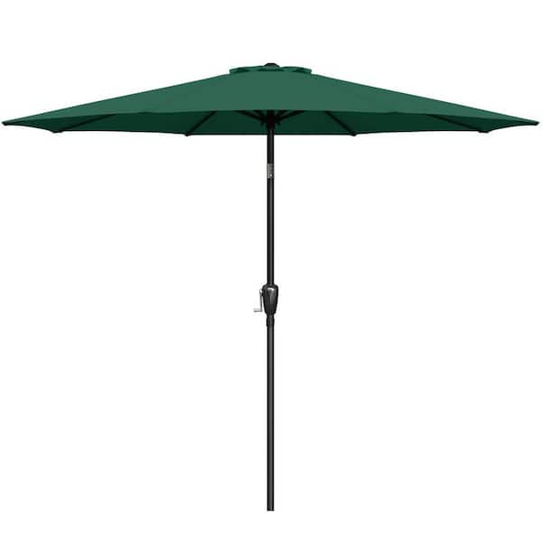 AQQRRA 9 ft. Powder Coated Poles Market Umbrella Outdoor UVProtection