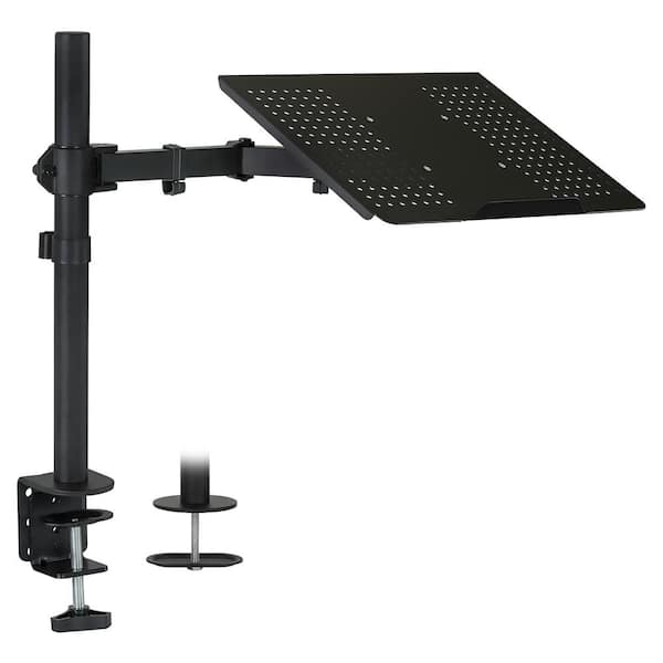 mount-it! Height-Adjustable Laptop Notebook Desk Stand 13 in. 17 in. Screens - The Depot