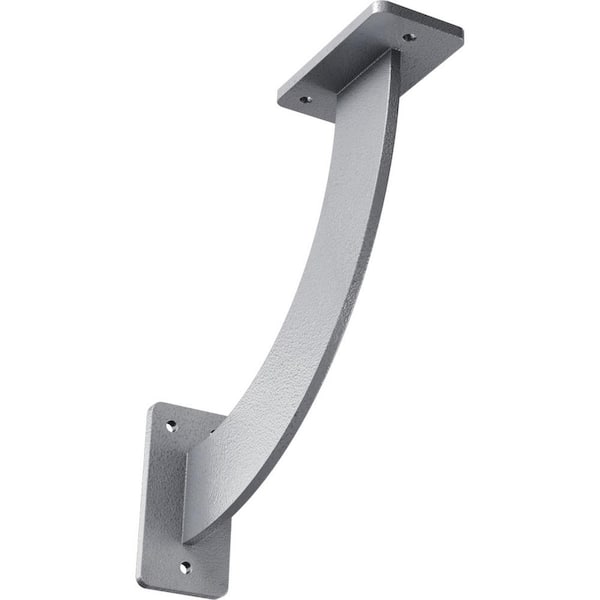 Ekena Millwork 2 in. x 9 in. x 9 in. Steel Hammered Light Blue Bradford Bracket