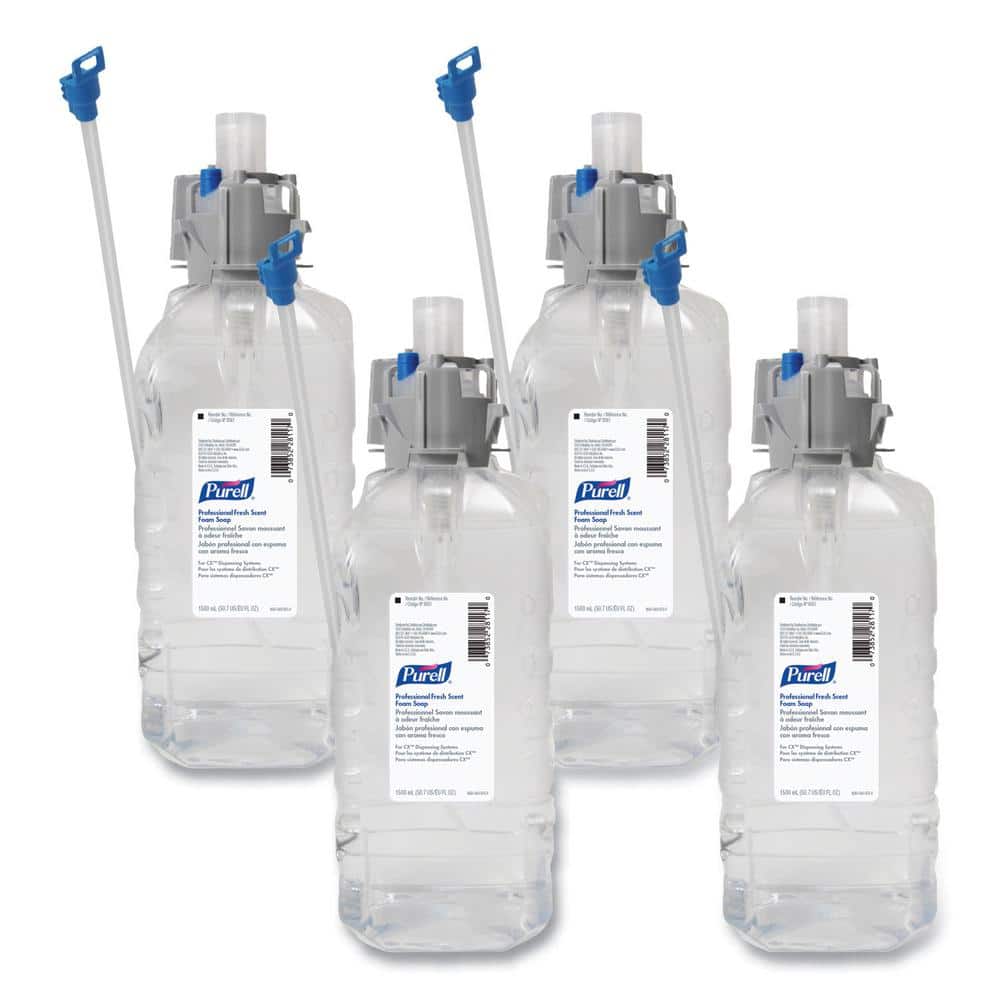 PURELL 1500 ml Professional Fresh Scent Foam Soap for CX, CXi, CXT Dispensers (4/Carton)