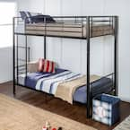 Acme Furniture Tritan Twin Over Full Metal Bunk Bed-02053BK - The Home ...