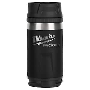 PACKOUT Black 12 oz. Insulated Bottle with Sip Lid