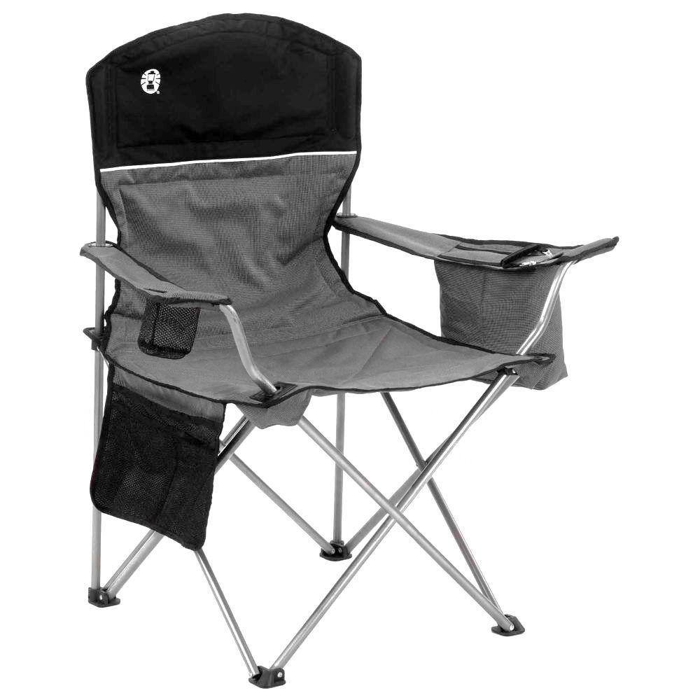 Coleman Ultimate Comfort Sling Chair Gray Folding Seat Portable Lounge Outdoor