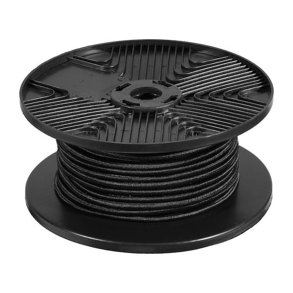 3/8 in. Bungee Cord, 120 ft./36 m Spool Heavy Duty Bungee Straps, 100% Stretch Elastic Bungee Rope for Cargo, Tarps
