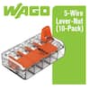 WAGO 221-613 Lever Nuts 10AWG 3 Wire Conductor Wire Connectors, 10-20 AWG  (30-Pack) 221613/K1944045 - The Home Depot
