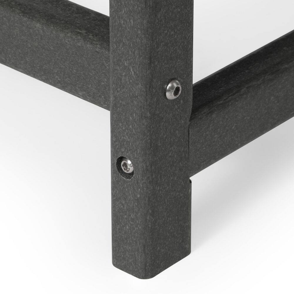 Gray HDPE Plastic Adirondack Outdoor Coffee Table
