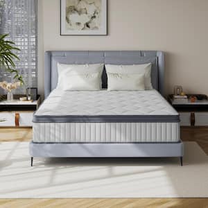 KING Size Medium Comfort Level Hybrid Gel Memory Foam 12in. Cooling and Skin-Friendly Mattress