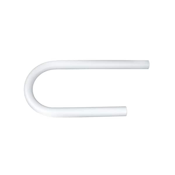 WESTBURY ADA Continuous Handrail Aluminum 180-Degree Elbow White Fine Texture (ADA Compliant)