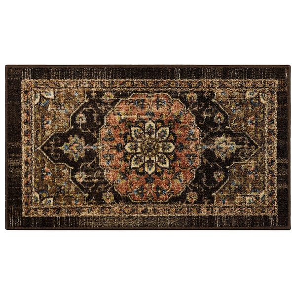Mohawk Home Vernazza Brown 1 ft. 8 in. x 2 ft. 10 in. Machine Washable Area Rug