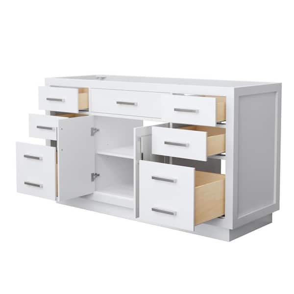 Wyndham Collection Beckett TK 59 in. Bath Vanity Cabinet Without Wyndham Collection Beckett TK 59 in. Bath Vanity Cabinet Without