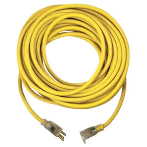 25 ft. 12/3 Yellow Extension Cord (2-Pack)