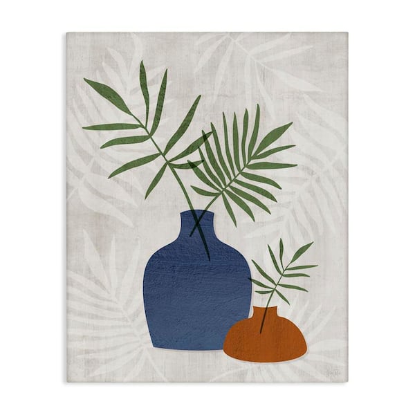 Stupell Industries Fan Plant Sprigs by Natalie Carpentieri Unframed Nature Graphic Art Print 20 in. x 16 in.