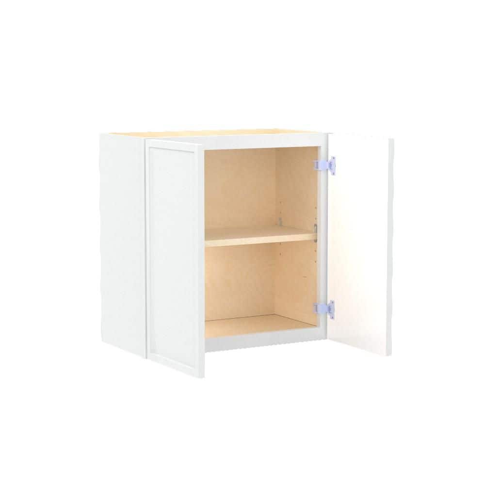 Franklin 24 in. W x 12 in. D x 24 in. H Assembled Plywood Wall Bridge Kitchen Cabinet in Vesper White with Soft Close price history on PriceWatchPro