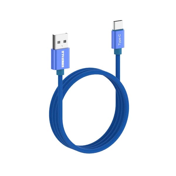 6 ft Braided Type C to Standard USB Charging Cable
