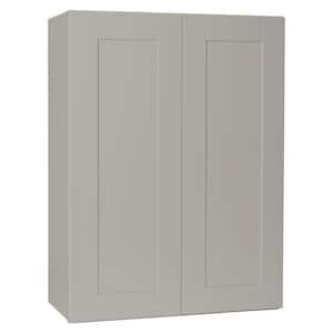 Shaker Assembled 27x30x12 in. Wall Kitchen Cabinet in Dove Gray