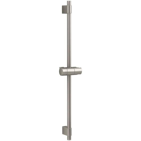 KOHLER Awaken 1-Spray Single Function Wall Bar Shower Kit in Vibrant Brushed Nickel