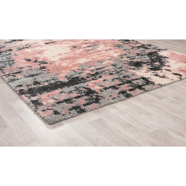 Zenith Multi-Colored 4 ft. 8 in. x 6 ft. 6 in. Abstract Area Rug