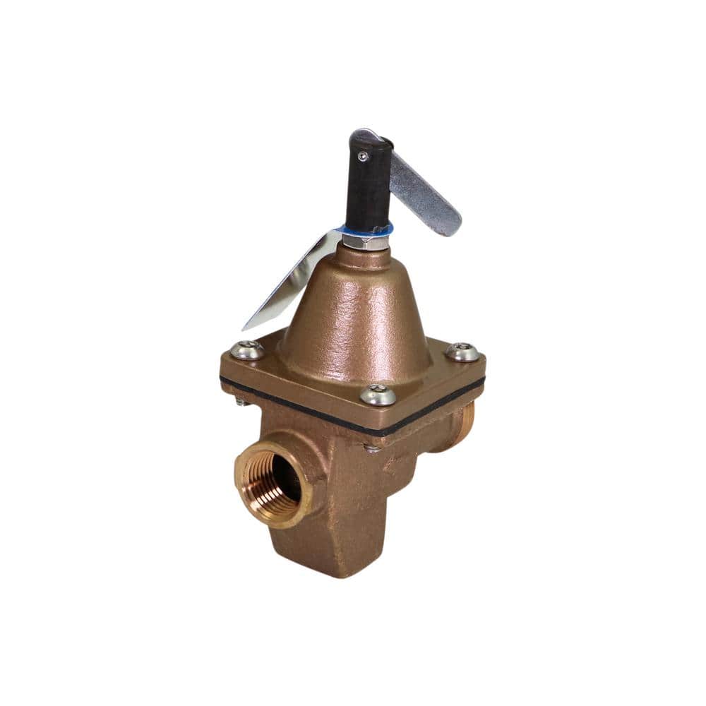 1/2 in. Thread or Union Solder Feed Water Pressure Regulator Valve with Purge Lever, Brass, 15psi, 212°F price history on PriceWatchPro