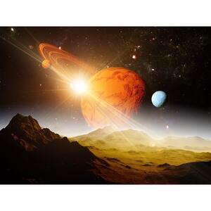 Falkirk Airdrie Abstract Space View Modern Wall Mural