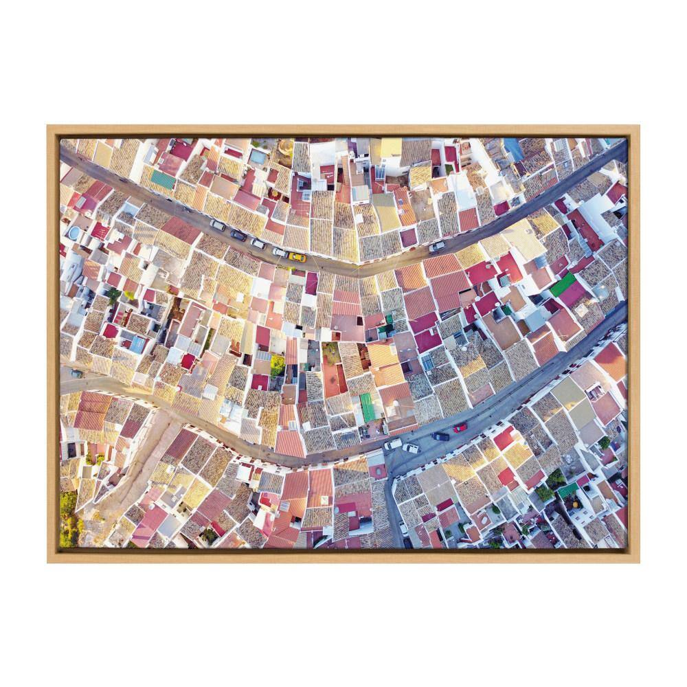 Natural Multicolor Landscape Canvas Wall Art, 23x33