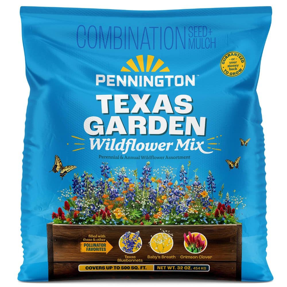 Pennington 2 lb. Wildflower Texas Garden Mix 100513255 - The Home
