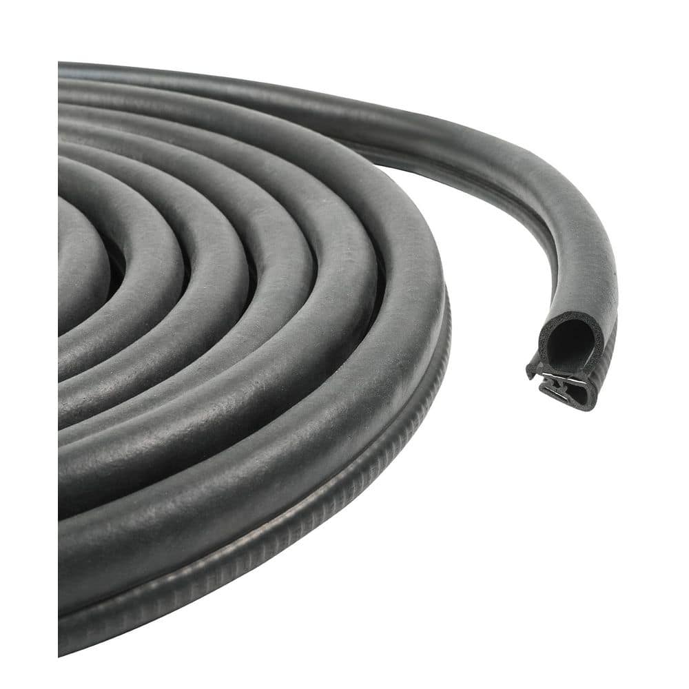 1.1 in. x 240 in. Black Rubber Edge Trim Car Door Weatherstrip Automotive Seal Strip for Cars Boats RVs Trucks Home price history on PriceWatchPro