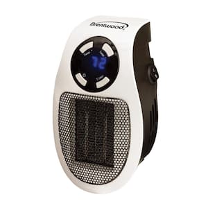 350-Watt Plug-In Wall Outlet Electric Personal Space Heater