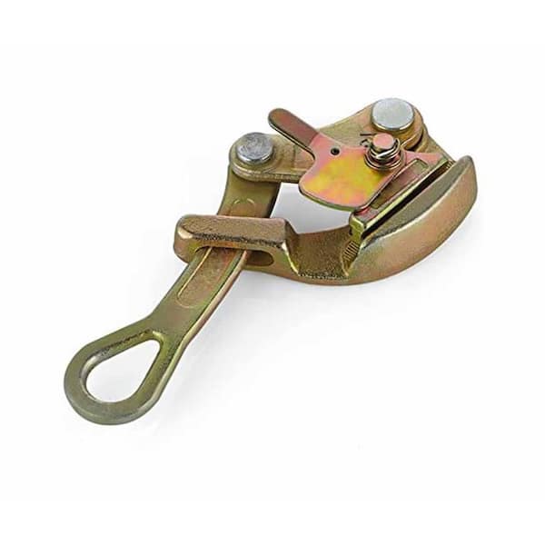 Lukyamzn Steel Wire Grip Puller 9.5 in. Cable Gripper Heavy Duty Carbon Steel Jaw for Zip Line Barbwire Dock (1-Piece)