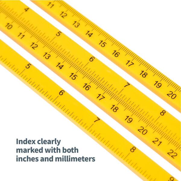 Measuring Angle Scale Finder Tool 4 Sided Foldable Adjustable Ruler Measurer 