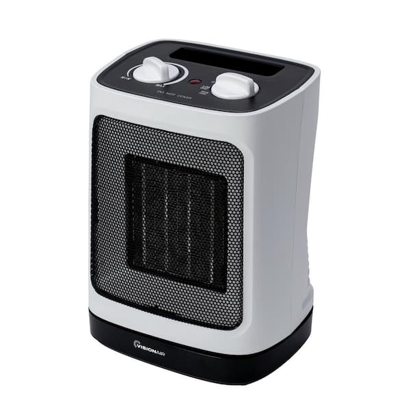 VISIONAIR 1500/900-Watt 10 in. Oscillating Ceramic Electric
