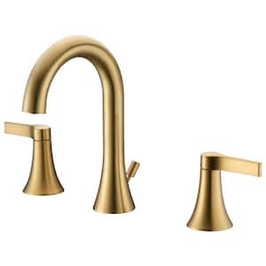 Fontaine Varenne 8 in. Widespread Bathroom Faucet in Gold Finish