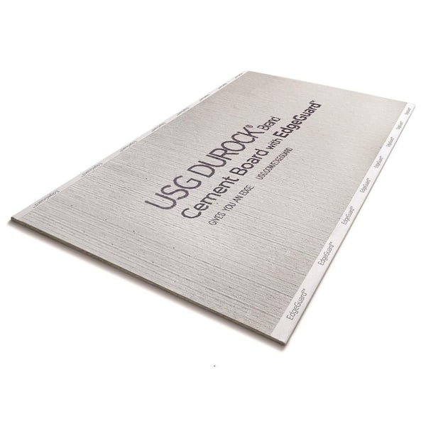 1/2 in. x 4 ft. x 8 ft. Cement Board with EdgeGuard