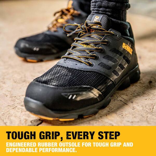DeWalt Mens 12 M  Work Boot Prism Low‎ Safety Toe Model DXWP10037-BLK/ YLW NIB DEWALT Men main image 2