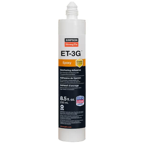 Simpson Strong-Tie ET-3G 8.5 oz. Epoxy Adhesive Cartridge with Nozzle and Extension