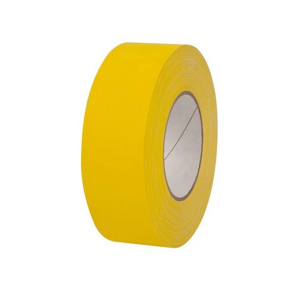 Pratt Retail Specialties 2 in. x 55 yds. Yellow Gaffer Industrial Vinyl Cloth Tape (3-Pack)