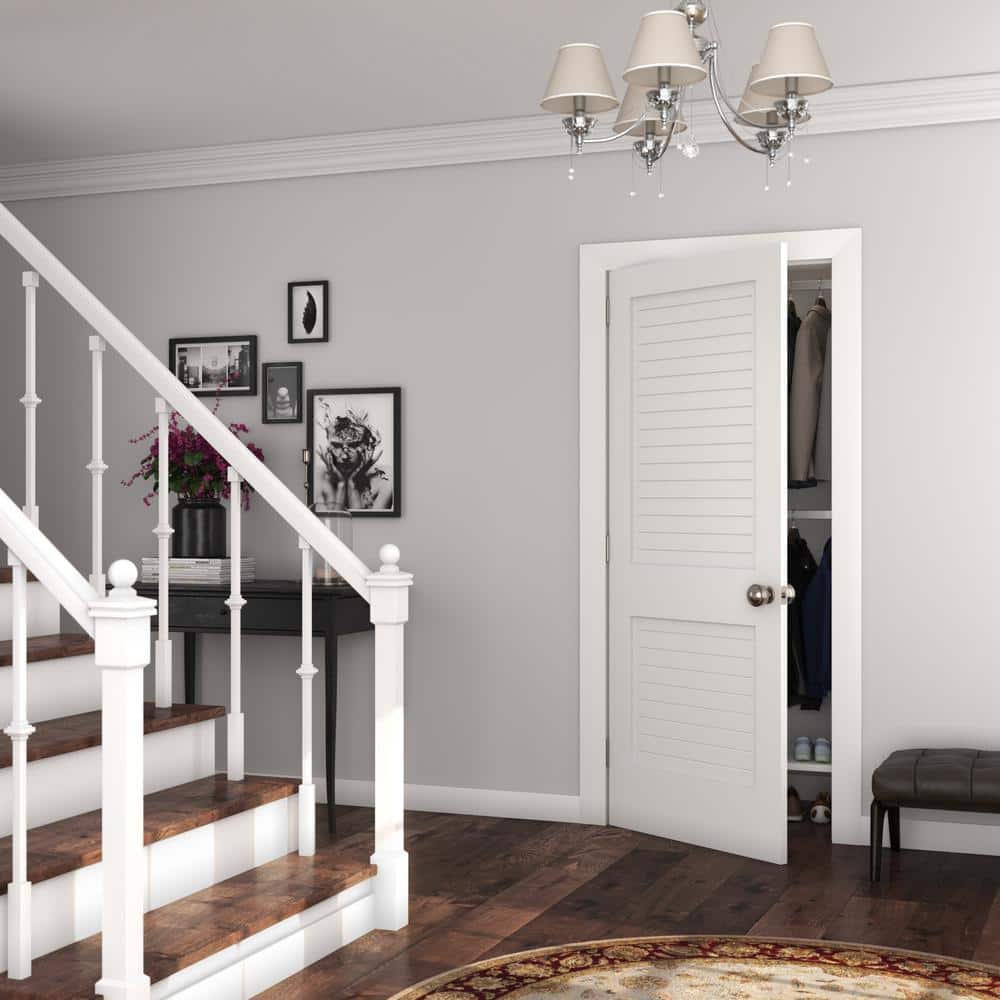 24'' x 80'' White Prefinished Solid Pine Bifold Door